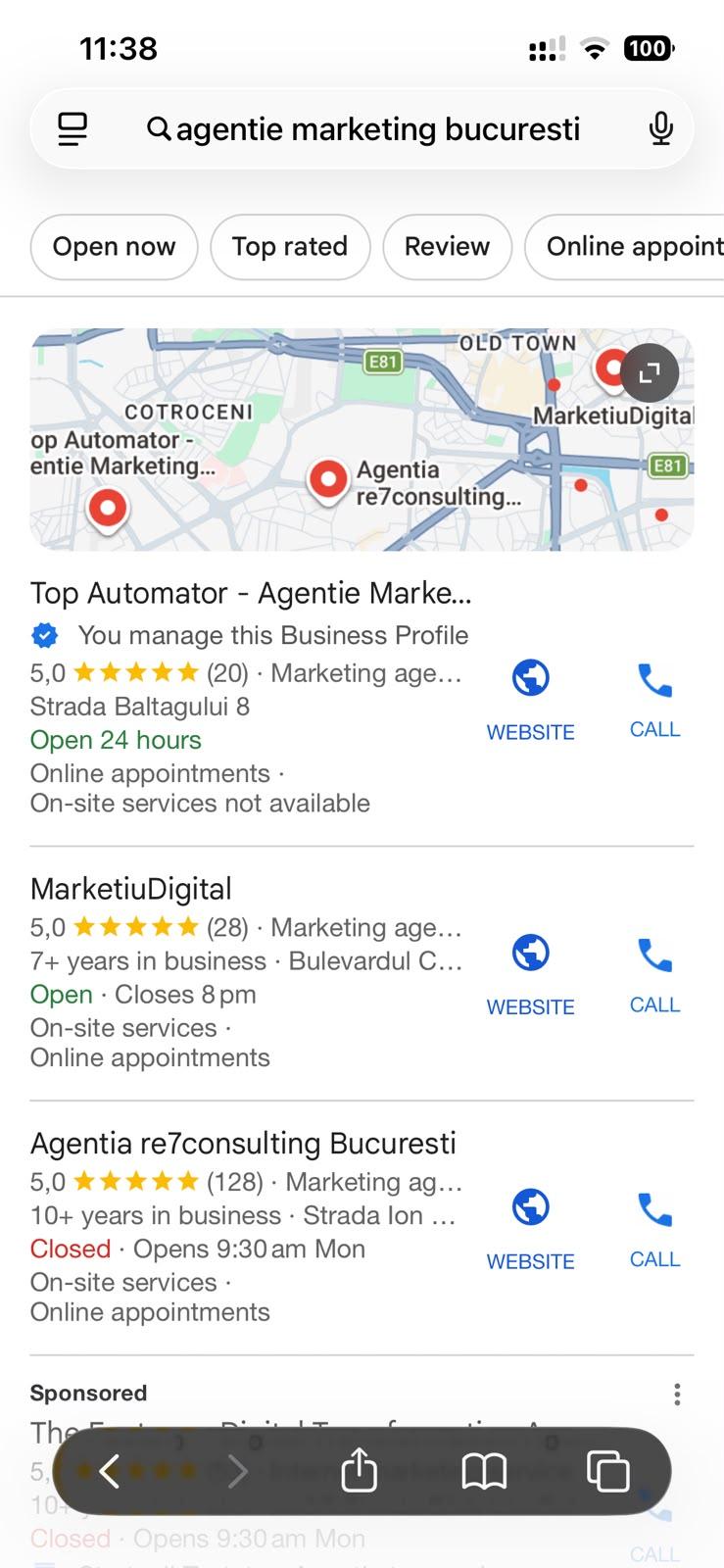Rezultat Google pentru „electrician delta bc”: Townside Electric Ltd, firmă administrată de noi, în topul căutării