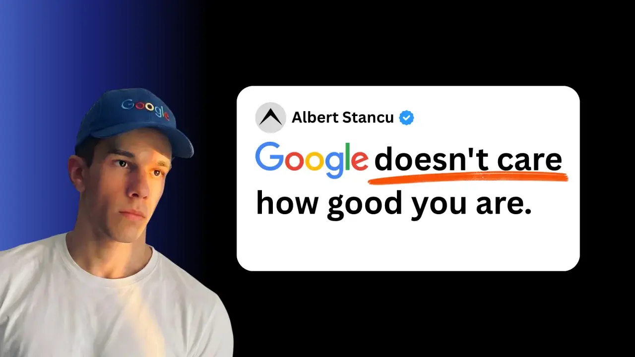 Google doesn't care how good you are.